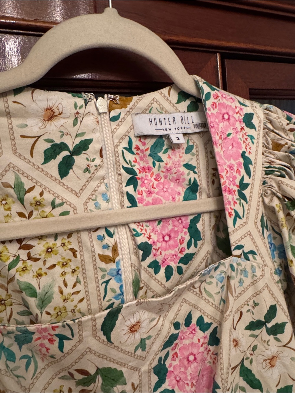 Hunter Bell Porter Dress Floral, size 2 - Picture 3 of 14